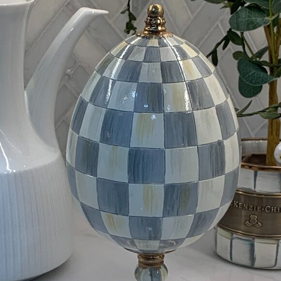 MacKenzie-Childs Touch of Pink Bunny Treasure Egg - Picture 13 of 16